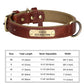 Personalized Leather Dog Collar