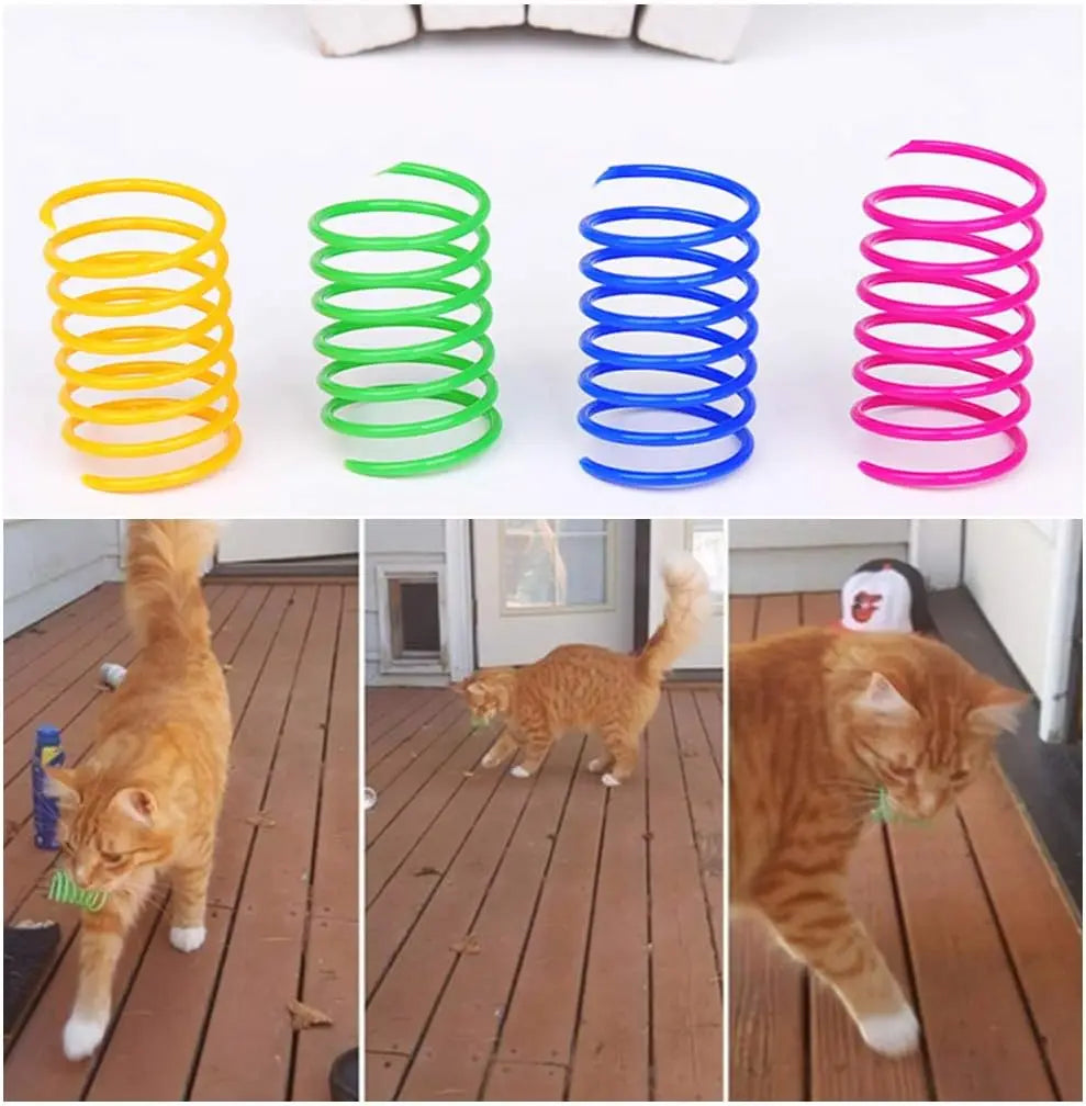 Colorful Cat Spring Toys (4/200pcs)