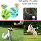 Interactive Dog Chew Ball – Tooth Cleaning, Treat Dispensing Rubber Toy