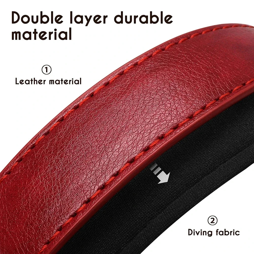 Personalized Leather Dog Collar