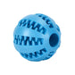 Interactive Dog Chew Ball – Tooth Cleaning, Treat Dispensing Rubber Toy