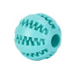 Interactive Dog Chew Ball – Tooth Cleaning, Treat Dispensing Rubber Toy